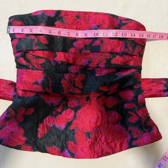 White House Black Market Black Satin Top - Picture 6 of 8